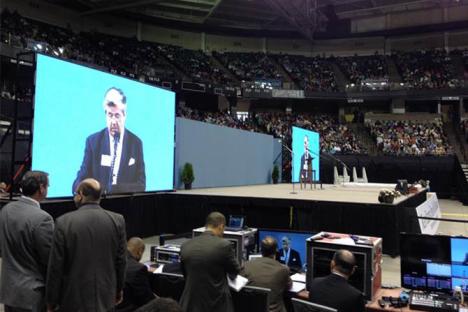 美國室內(nèi)LED顯示屏項目